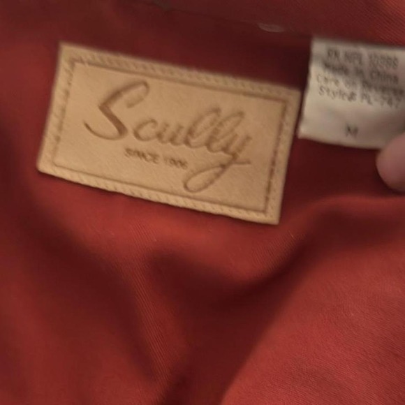 Scully - Western Embroidered Snap Shirt - Women's M - Red Brown Rodeo Yoke - Picture 7 of 7